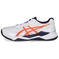 Asics Gel-Tactic 12 2E Wide Unisex White Nova Orange 1073A071-102 EU 45 white