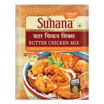 Suhana Butter Chicken Spice Mix 50g Pouch Pack of 12 Easy Restaurant Style Curry Masala Powder For Authentic Taste