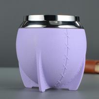 280 ml dvigubų sienelių nerūdijančio plieno yerba matė arbatos puodelis, termosas, raketos kavos puodelis, kavos termosas be šiaudelio 201-300ml ruda