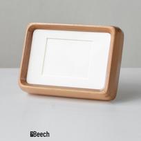 Šiuolaikinis juodojo riešuto masyvo medienos įlaidinis ir kaištinis nuotraukų rėmelis su apvaliais kampais Inner frame 10*10cm - with 7*7 mat white