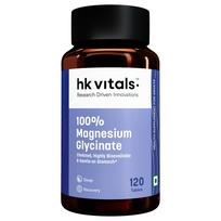 hk vitals 100% Magnio Glicinatas 1880mg, 120 Tablečių