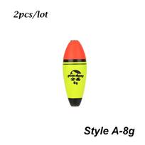 2pcs/lot High Quality Cat fish Buoyancy Eva Foam Fishing Float Ball Boia Bobber Style A- 8g