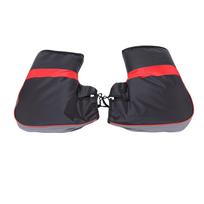Motorcycle Handlebar Gloves Waterproofing Double Layers Motorbike Hand Warmer Covers for Cycling Random Color Inner juoda