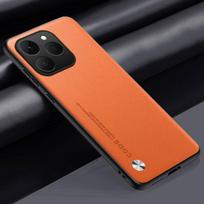 Luxury PU Leather Case For Realme 15T 5G Back Cover Matte Silicone Full Protection Phone Case For Realme 15 T Realme15T Coque For Realme 15T oranžinė