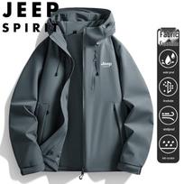 JEEP SPIRIT Men's Casual Windproof Outdoor Jacket L