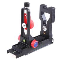 Tikslus reguliavimo laikiklis Lazerio lygio adapteris Daugiafunkcinis magnetinis pasukamas pagrindas su reguliuojamu spaustuku 360° reguliuojamas 1 black