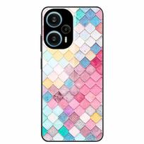For Poco F5 / F5 Pro Case 5G Tempered Glass Fashion Hard Back Cover for Xiaomi Poco F5 5G Phone Cases Protective Capa PocoF5 F 5 Poco F5 Pro