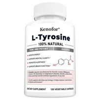 L-Tyrosine 500 Mg Dietary Supplement, 120 Vegetable Capsules Per Bottle 120 Capsules