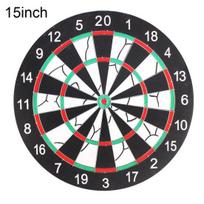 12/15/17inch Double Sided Hanging Dart Adults Toy Board Safety Kids Target Game black