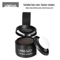 LANLSLO Hairline Powder Cream: Waterproof Contour & Hair Filler black