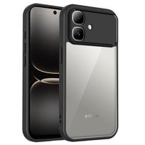 EUCAGR For Infinix Smart 20 Phone Case Smart 20 Cover Air Cushion Silicon Bumper Clear Matte Back Cover Hard For Infinix Smart20 Infinix Smart 20 gray
