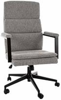 Darbo kėdė Q-090 Noelle, 48 x 62 x 106 - 114 cm, juoda sp./pilka sp.