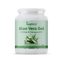 Kazima Pure Aloe Vera Gel For Skin And Hair, 500Gm | Hydrates, Moisturizes & Soothes Irritated Skin | Pure & Natural Aloe Vera Gel For Face, Acne