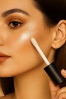 MAKE UP FOR LIFE Perfect Liquid Highlighter - Universal Glow Enhancer, Lightweight Formula for Natural Radiance & Seamless Blending brown