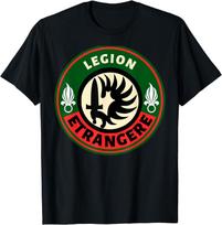 French Foreign Legion Emblem T-shirt L green
