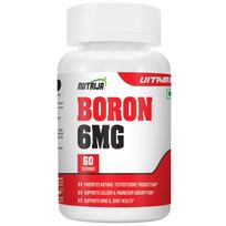 NutriJa Boron 6mg Capsules | Boron Citrate, Aspartate & Glycine Complex | Trace Mineral Supplement for Bone, Joint & Mineral Support | 60 Vegeta