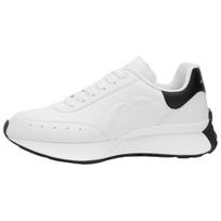 Alexander McQueen Sprint Runner sportbačiai 'Baltas Juodas' Moteriški 782630WIDN59061 balta