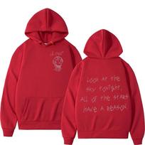 Rap singer Lil Peep Tour concert hooded men's hip-hop fashion pullover sweatshirt unisex casual long sleeved hooded, clothing S brown