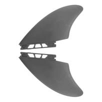 1 Pair Surf Fin Surfboard Fin Inflatable Paddleboard Fin Longboard Fin For FUTURE gray
