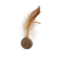 Natural Catnip Mint Cat   Cat   Treat   Toy Cat Scratcher   Motion Activated Teeth Cleaning Grinding Playing Chasing Chew Claw Toy beige