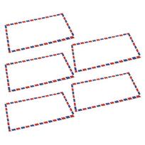 5/15/20 vnt. Oro pašto vokai 115x225mm Vokas Biuro reikmenys Kvietimams Laiškams blue