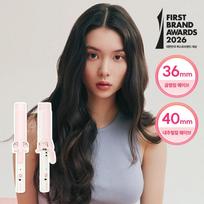 vodana Glam Wave Curling Iron FV 40mm #Strawberry-cream black