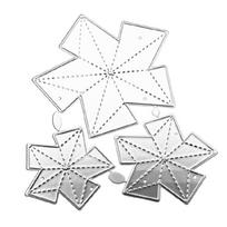 Žvaigždės formos štampas scrapbookingui, atvirukų gamybai, nuotraukų albumui, dekoratyvinis įspaudimo popieriaus štampas, anglinio plieno pjovimo štampas 1 white