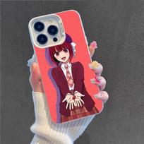 Oshi No Ko Phone Case For IPhone 16 15 14 13 12 11 Pro Max X XR XSMAX 8 7 Plus Matte Shockproof Back Cover iPhone 16 red