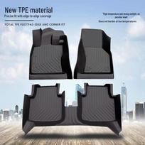 Compatible TPE Floor Mats for Jiangling Yuhu, Isuzu DMAX, Ruimai Dakaru Ruiqi, Qingling Sapu Tuoluzhe Pickup Trucks black
