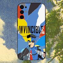 I-Invincible-Cartoon Phone Case For Samsung S25,S24,S21,S22,S23,S30,Ultra,S20,Plus,Fe,Lite,Note,10,9,5G Black Cover Samsung S105G yellow