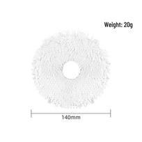 Eureka J12 Ultra Robot Vacuum Accessories: Main Roller Brush, Filter Core, Mop Cloth, Dust Bag white