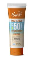 Iba Invisible Spf 50 Sunscreen Pa++++ For All Skin Types Gel Based Oil Free Matte Finish Paraben Free | Halal Certified & Vegan | White - 100Gm brown
