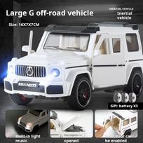 1:32 Modeliavimo plastikinis automobilis Žaislinis automobilis Modelis Šviečiantis inercinis žaislas Metalinis liejimo automobilio modelis Vaikų žaislas Naujųjų Metų dovana gray