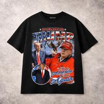 Donaldas Trumpas MAGA Grafinis marškinėlis Padarykime Ameriką vėl didžią Patriotiškas Unisex S gray