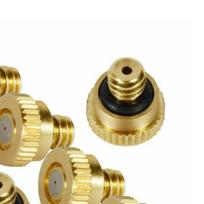 Žalvariniai purškimo antgaliai 0,2/0,4/0,6 mm žemo slėgio atomizatorius purkštuvas lauko sodo drėkinimo, laistymo ir aušinimo sistemai 0.6mm-20pcs žalvaris