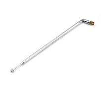Metalinė pilno diapazono AM FM radijo teleskopinė antena 63 cm ilgio 4 sekcijos 1