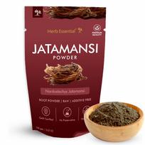 Žolelių esencijos Jatamansi šaknies milteliai, 100 g | Stipriems, žvilgantiems ir šilkiniams plaukams | Plaukams be pleiskanų ir skilinėjančių galiukų | Drėkina galvos odą brown