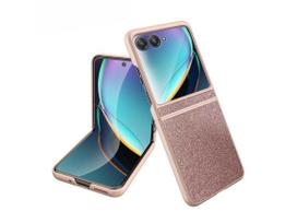 Case for Moto Razr 60 Ultra, Thin and Shock Resistant rožinė