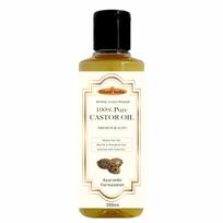 Khadi Cold Pressed Extra Virgin Castor Oil For Hair Growth | Nourishing Hair Oil For All Hair Types | Deeply Moisturizes, Repairs And Strengthens H beige