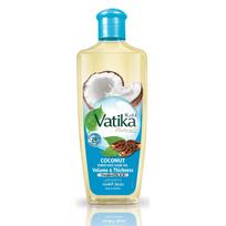 Vatika Naturals Coconut Enriched Hair Oil 200ml for Volume & Thickness with Vitamins A, E & F for Stronger & Fuller Hair beige