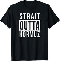Tiesiai iš Hormūzo Juokingi Parodijos Humoro Marškinėliai Dovana Idėja Marškinėliai S black