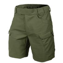 Šortai vyrams UTS 8.5", Helikon-Tex, PS Rip-stop audinys, su elastine juosta ir reguliuojamu juosmens apimtimi, 10 kišenių, alyvuogių žalia