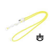 Anti Loss Camera Lanyard With 360 degree Rotating Buckled And High Load Capacity For 1/in Mount Camera Neck Rope yellow