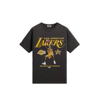 Kith For NBA All-Star Los Angeles Lakers Shaquille OnEal Vintage Tee Black Men Tops KHM034948-001 L black