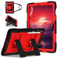 Funda For Samsung Galaxy Tab S10 Lite 10.9 S9 FE 10.9  Case Shockproof PC Hybrid Stand Tablet Cover Galaxy Tab S9 11  Pen Holder Tab S9fe S10fe 10.9 black