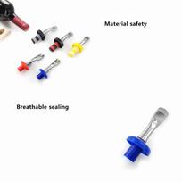 5pcs Airtight Seal Wine Bottle Plug Silicone Vacuum Wine Stopper  Soda Coke Bottle
