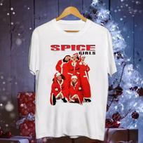 NEW Spice Girls Santa Merry Christmas White All Size Shirt S4XL Unisex T-Shirt XL