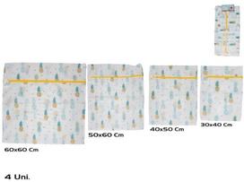 Skalbimo maišeliai x4, 60x60x0,2 cm, GERIMPORT