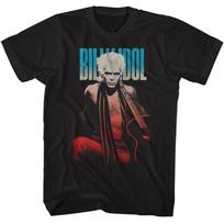Billy Idol Patriotic Gradient Black Music  Children's T-shirt 100 gray