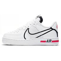 Nike Air Force 1 Low React D/MS/X Balti Juodi GS CD6960-100 35.5 white